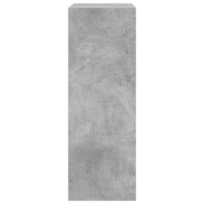 vidaXL Shoe Cabinet Concrete Grey 60x34x96,5 cm Engineered Wood