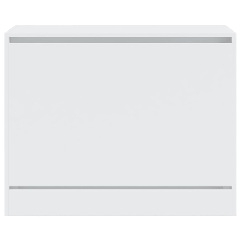 vidaXL Shoe Cabinet White 80x34x63 cm Engineered Wood