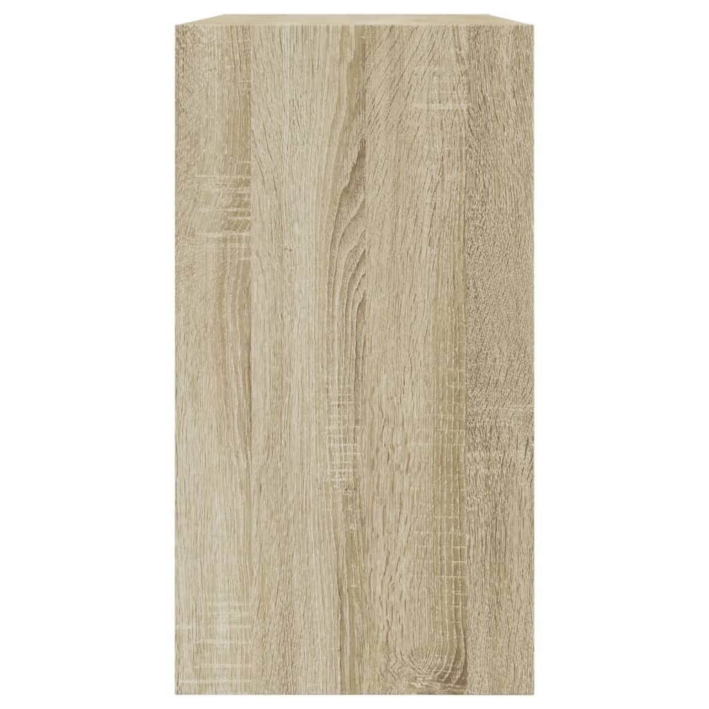 vidaXL Shoe Cabinet Sonoma Oak 80x34x63 cm Engineered Wood