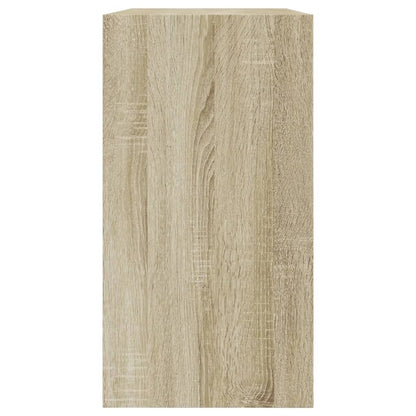 vidaXL Shoe Cabinet Sonoma Oak 80x34x63 cm Engineered Wood