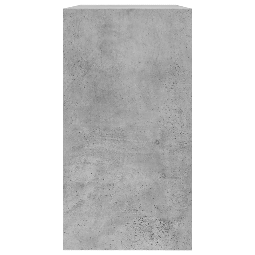 vidaXL Shoe Cabinet Concrete Grey 80x34x63 cm Engineered Wood