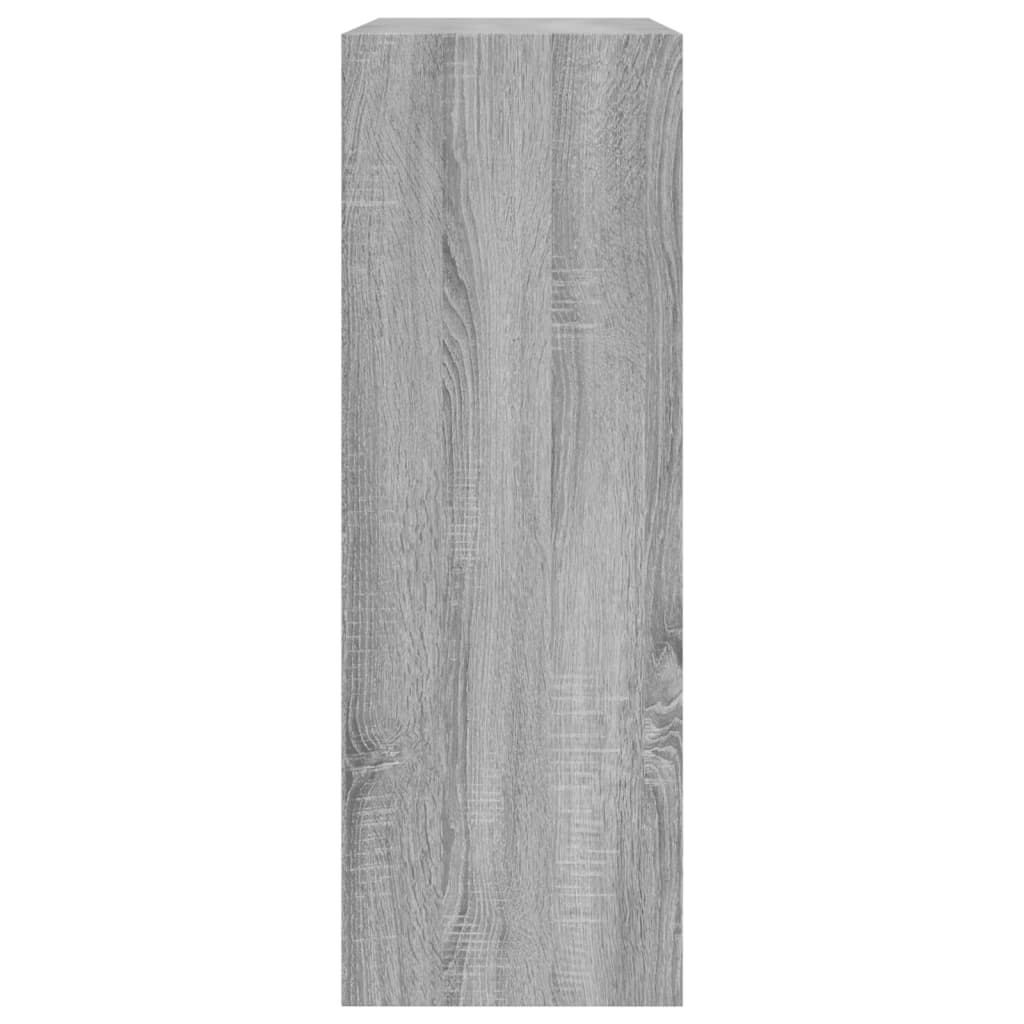 vidaXL Shoe Cabinet Grey Sonoma 80x34x96.5 cm Engineered Wood