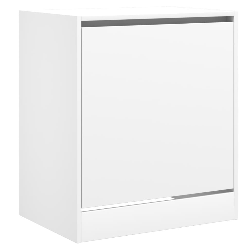 vidaXL Shoe Cabinet White 60x42x69 cm Engineered Wood