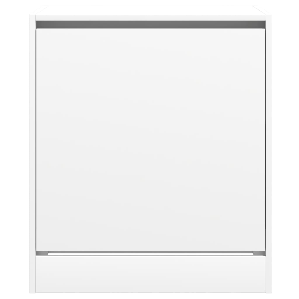 vidaXL Shoe Cabinet White 60x42x69 cm Engineered Wood