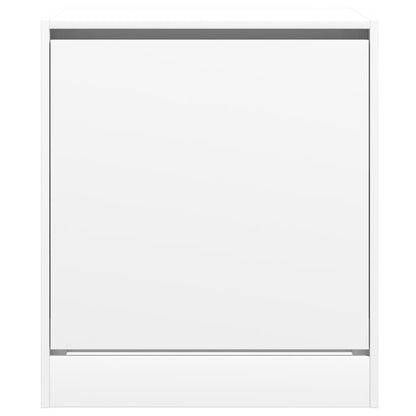vidaXL Shoe Cabinet White 60x42x69 cm Engineered Wood