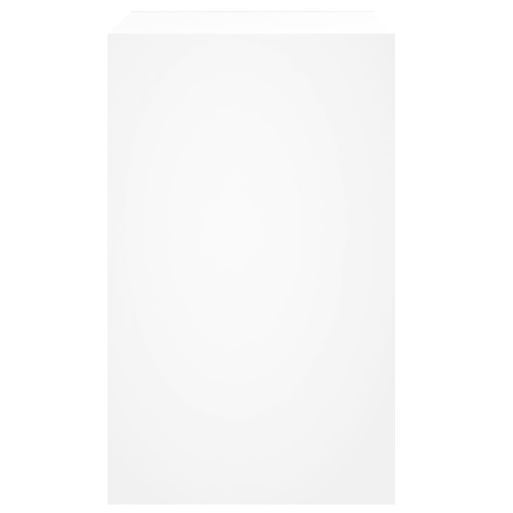vidaXL Shoe Cabinet White 60x42x69 cm Engineered Wood