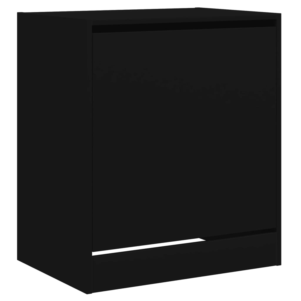 vidaXL Shoe Cabinet | Black | Engineered wood | Compact | Shoe Cabinet