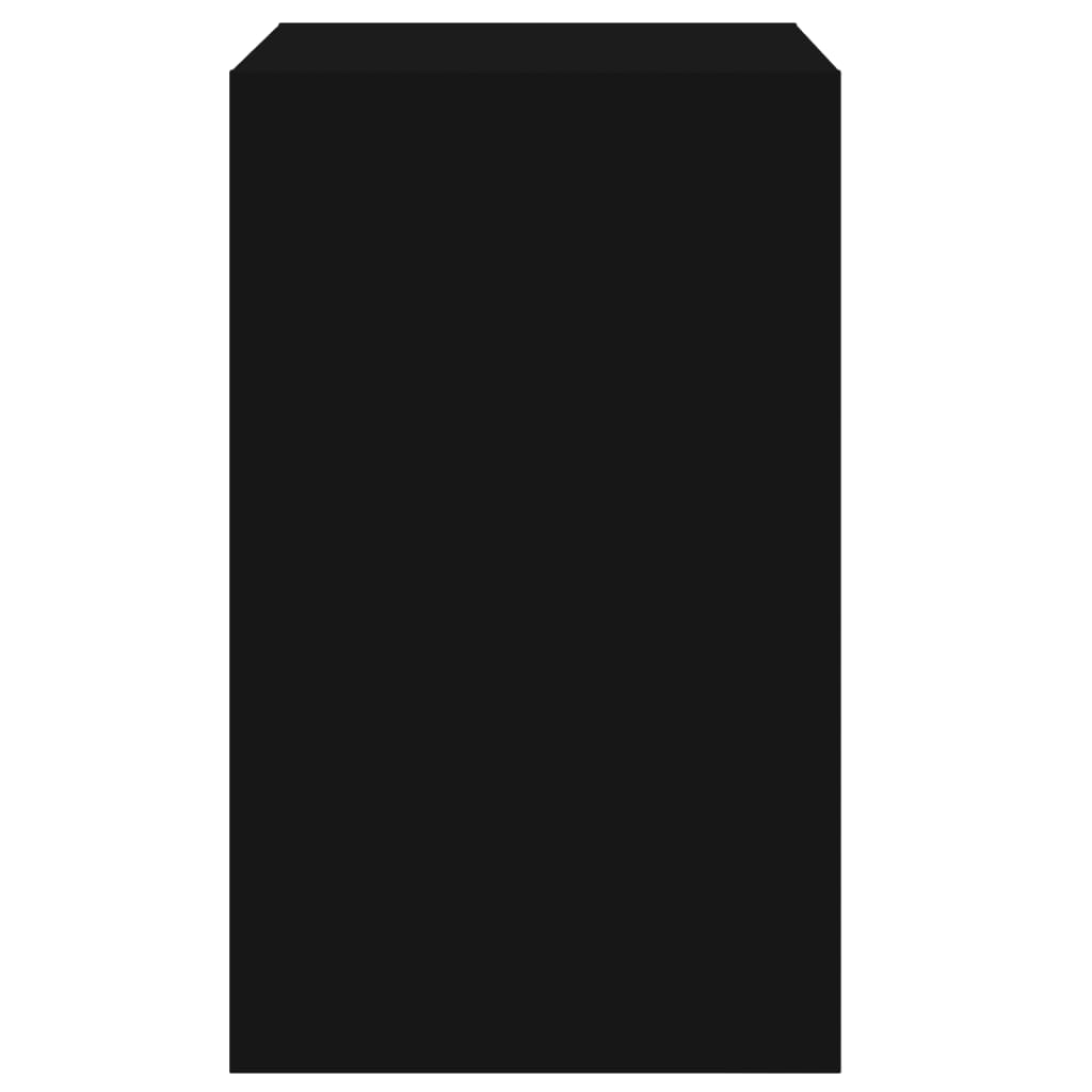 vidaXL Shoe Cabinet | Black | Engineered wood | Compact | Shoe Cabinet