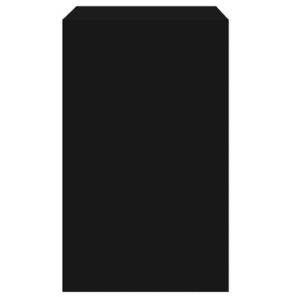 vidaXL Shoe Cabinet Black 60x42x69 cm Engineered Wood