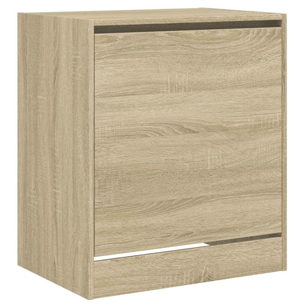 vidaXL Shoe Cabinet Sonoma Oak 60x42x69 cm Engineered Wood