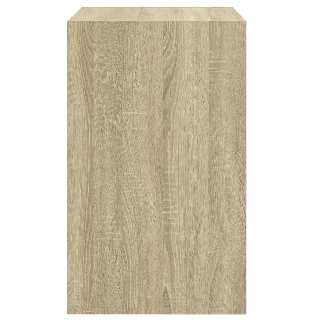vidaXL Shoe Cabinet Sonoma Oak 60x42x69 cm Engineered Wood