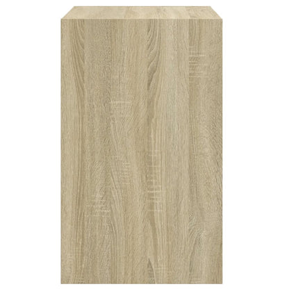 vidaXL Shoe Cabinet Sonoma Oak 60x42x69 cm Engineered Wood