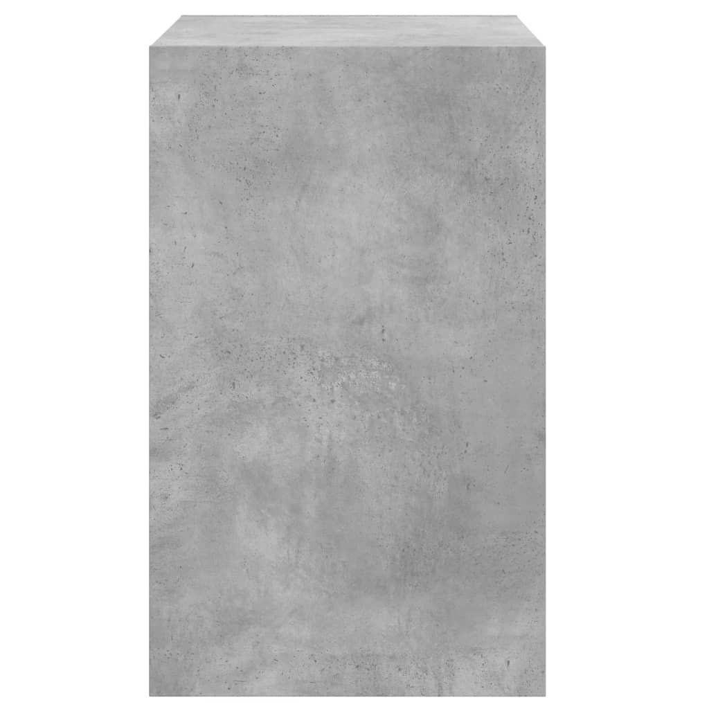 vidaXL Shoe Cabinet Concrete Grey 60x42x69 cm Engineered Wood