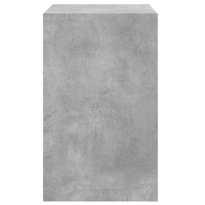 vidaXL Shoe Cabinet Concrete Grey 60x42x69 cm Engineered Wood