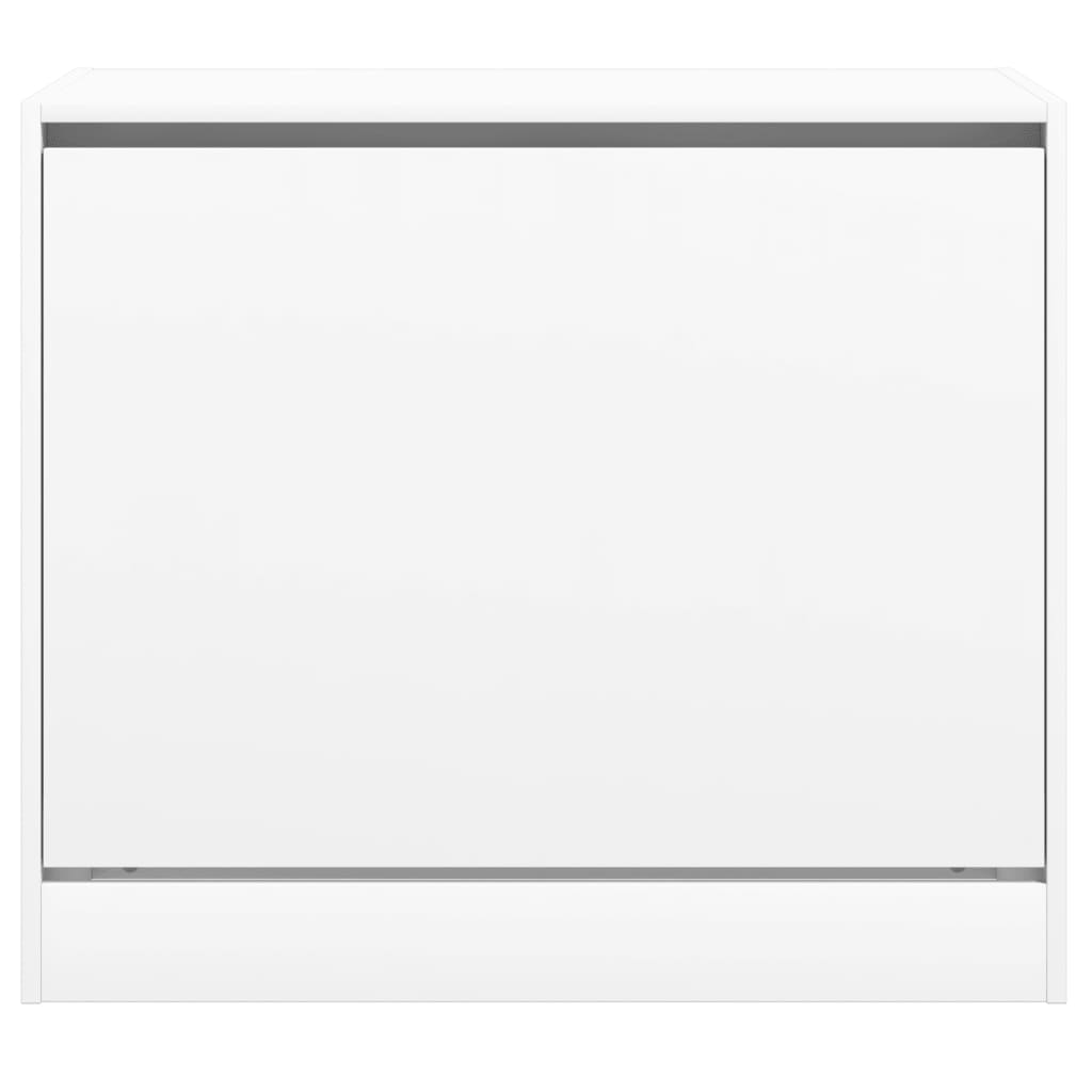 vidaXL Shoe Cabinet White 80x42x69 cm Engineered Wood