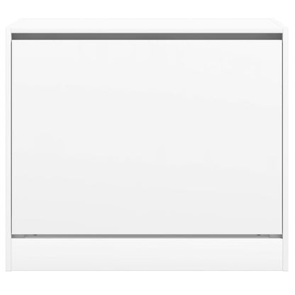 vidaXL Shoe Cabinet White 80x42x69 cm Engineered Wood