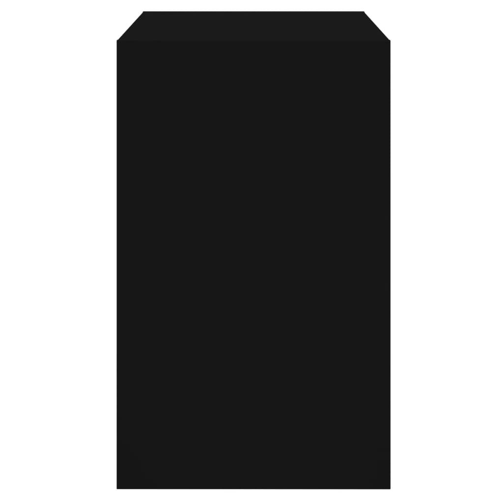 vidaXL Shoe Cabinet | Black | Engineered wood | Compact | Shoe Cabinet