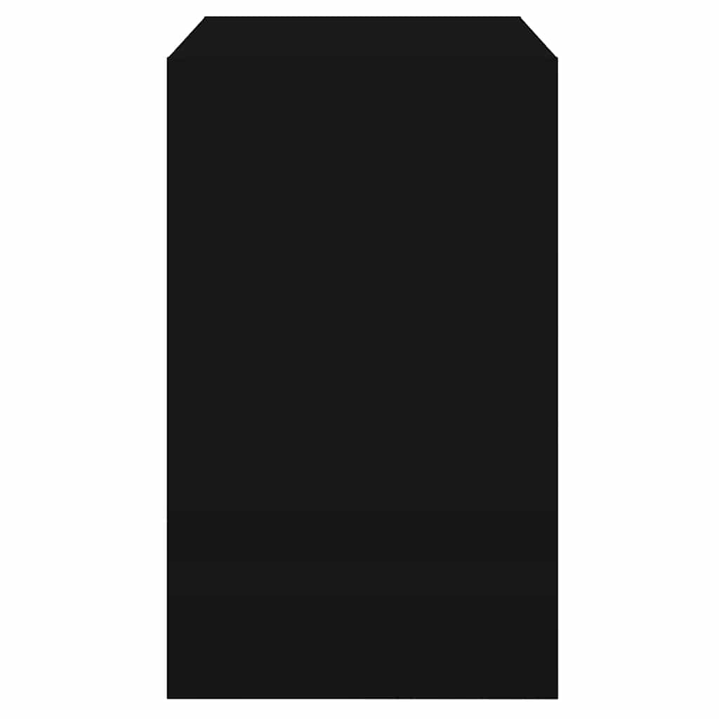 vidaXL Shoe Cabinet Black 80x42x69 cm Engineered Wood