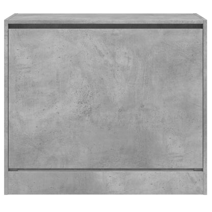 vidaXL Shoe Cabinet Concrete Grey 80x42x69 cm Engineered Wood