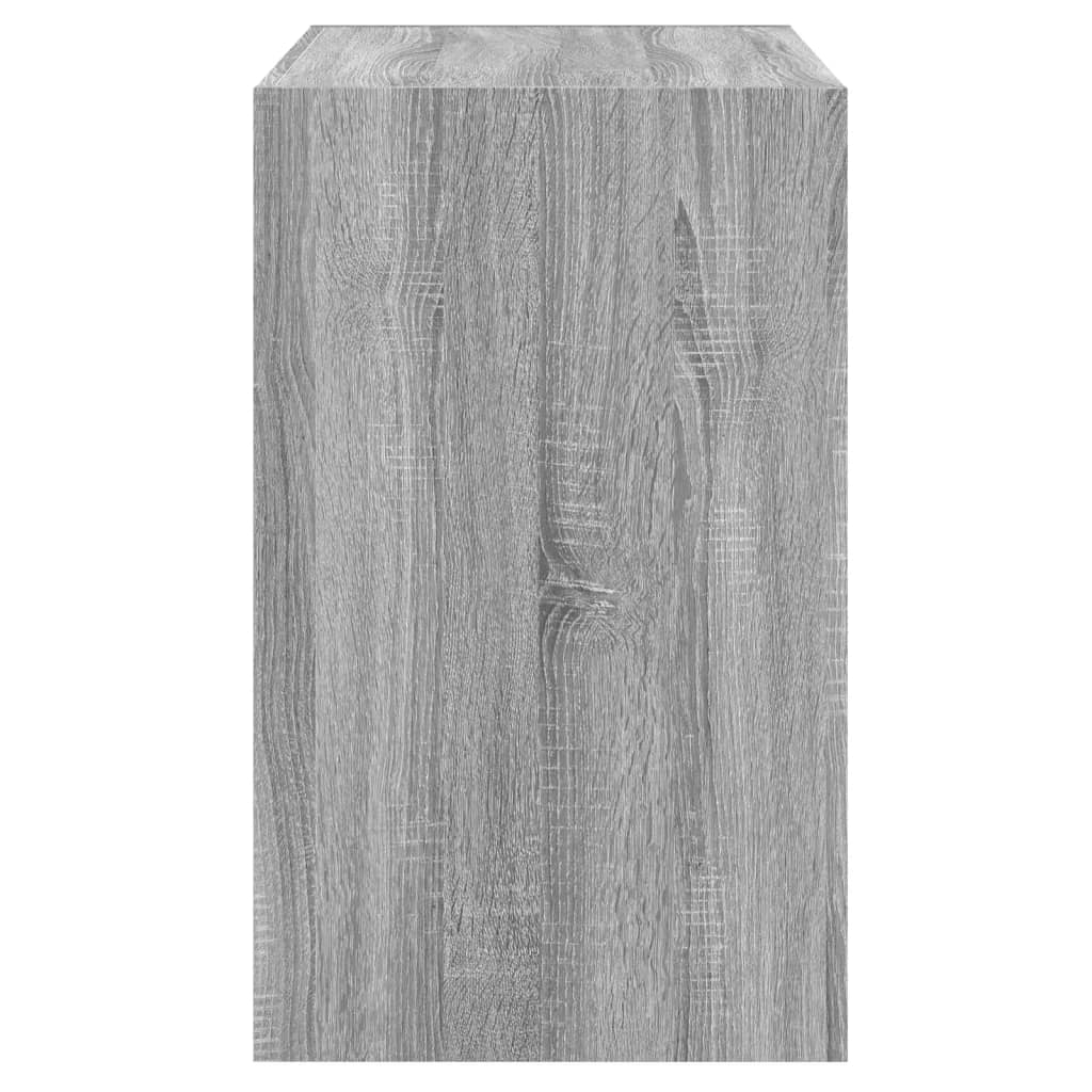 vidaXL Shoe Cabinet Grey Sonoma 80x42x69 cm Engineered Wood
