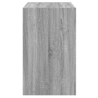 vidaXL Shoe Cabinet Grey Sonoma 80x42x69 cm Engineered Wood