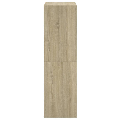 vidaXL Shoe Cabinet Sonoma Oak 60x34x116 cm Engineered Wood
