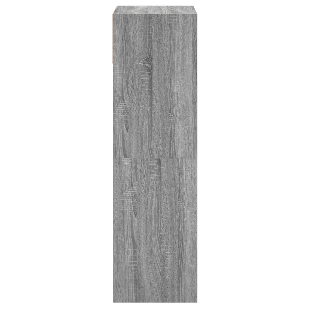 vidaXL Shoe Cabinet Grey Sonoma 60x34x116 Engineered Wood