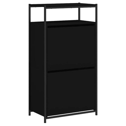 vidaXL Shoe Cabinet Black