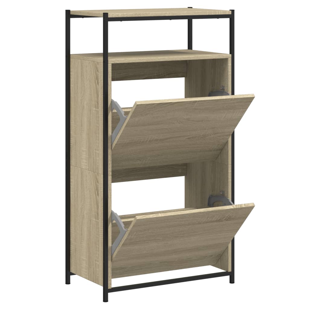 vidaXL Shoe Cabinet Sonoma Oak N/A