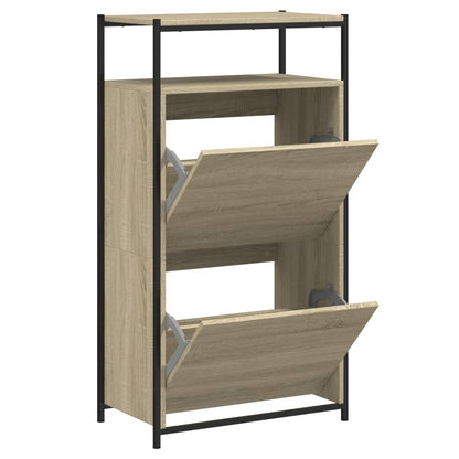 vidaXL Shoe Cabinet Sonoma Oak N/A
