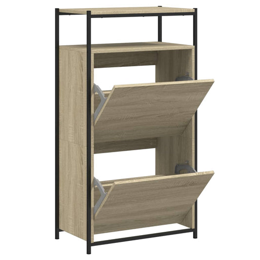 vidaXL Shoe Cabinet Sonoma Oak N/A