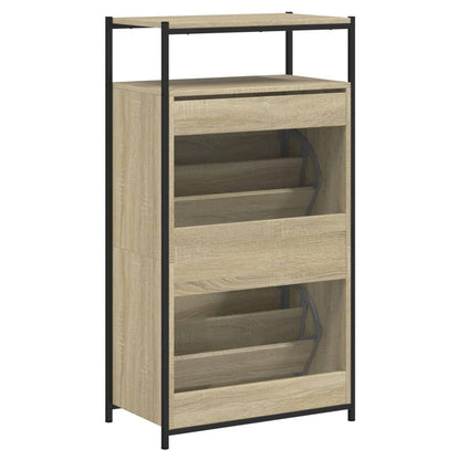 vidaXL Shoe Cabinet Sonoma Oak N/A