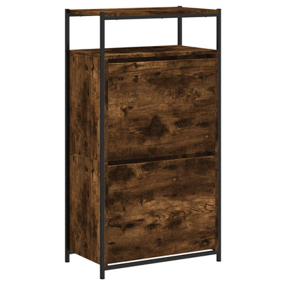 vidaXL Shoe Cabinet Smoked Oak