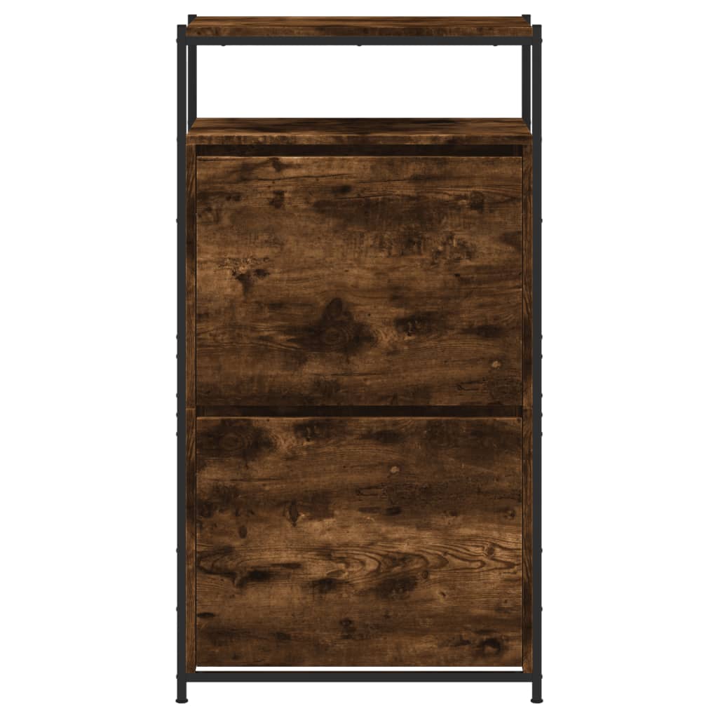 vidaXL Shoe Cabinet Smoked Oak