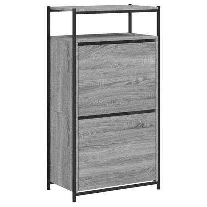 vidaXL Shoe Cabinet Grey Sonoma