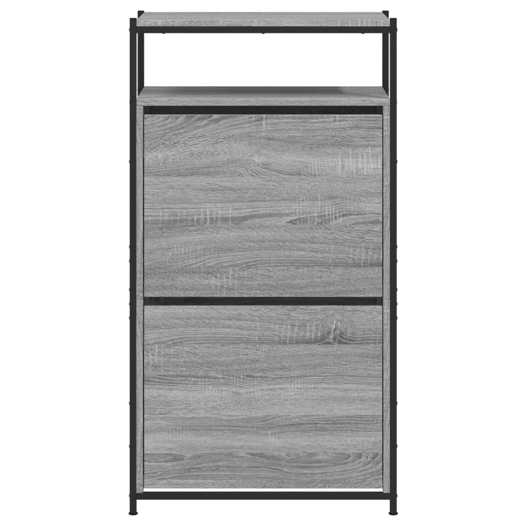 vidaXL Shoe Cabinet Grey Sonoma