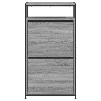 vidaXL Shoe Cabinet Grey Sonoma