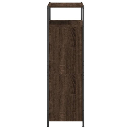 vidaXL Shoe Cabinet Brown Oak Stores multiple pairs of shoes