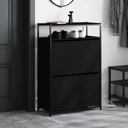 vidaXL Shoe Cabinet Black