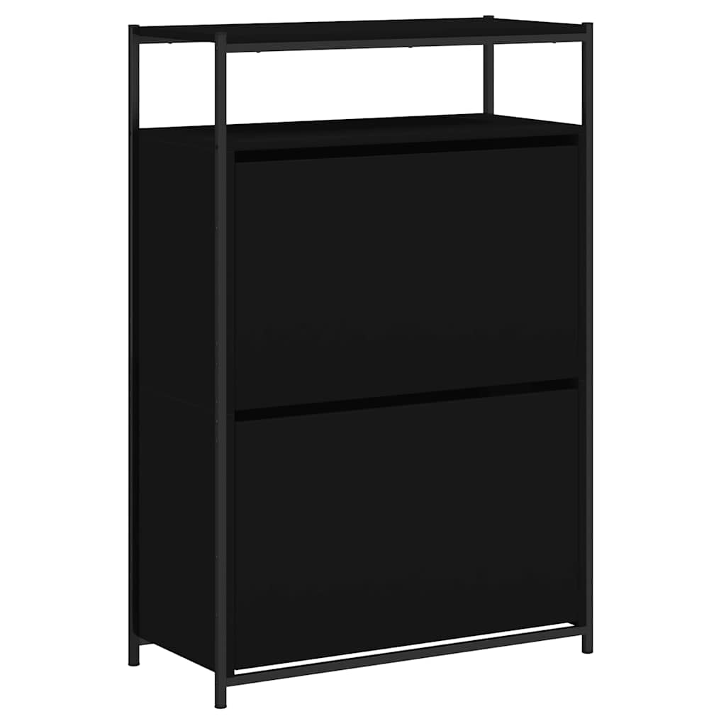 vidaXL Shoe Cabinet Black