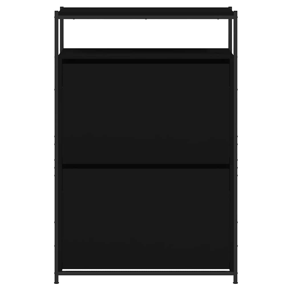 vidaXL Shoe Cabinet Black