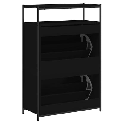 vidaXL Shoe Cabinet Black
