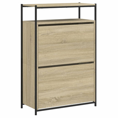 vidaXL Shoe Cabinet Sonoma Oak 0