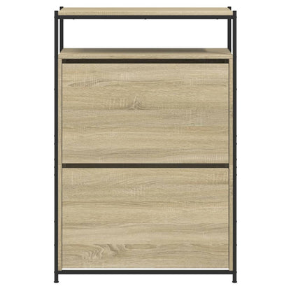 vidaXL Shoe Cabinet Sonoma Oak 0