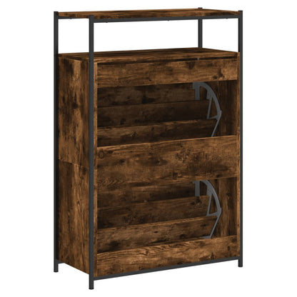 vidaXL Shoe Cabinet Smoked Oak Holds loads of shoes