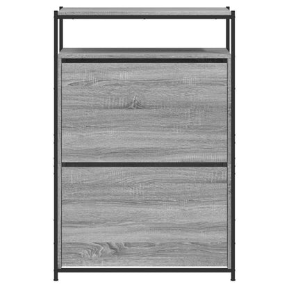 vidaXL Shoe Cabinet Grey Sonoma