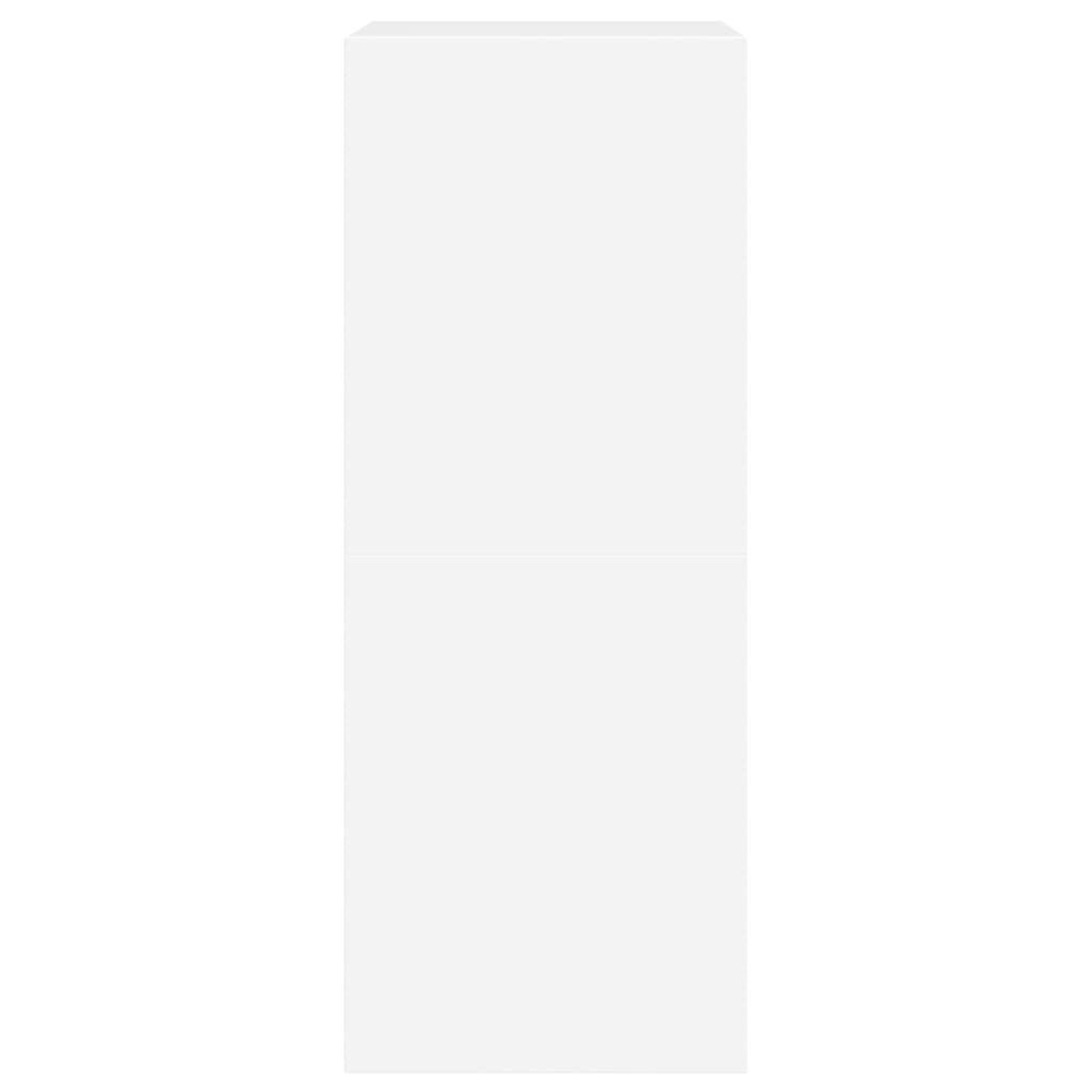 vidaXL Shoe Cabinet with 2 Flip-Drawers White 60x42x108 cm