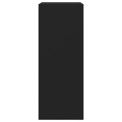 vidaXL Shoe Cabinet | Black | Engineered wood | 60x42x108 cm | Shoe Cabinet