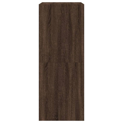 vidaXL Shoe Cabinet with 2 Flip-Drawers Brown Oak 60x42x108 cm