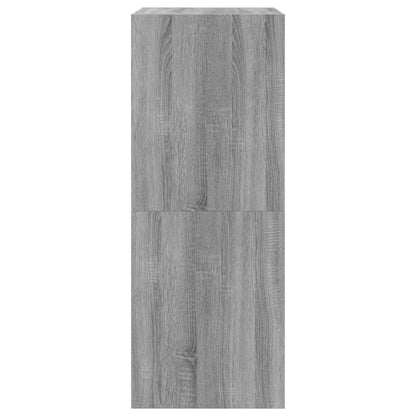 vidaXL Shoe Cabinet with 2 Flip-Drawers Grey Sonoma 80x42x108 cm